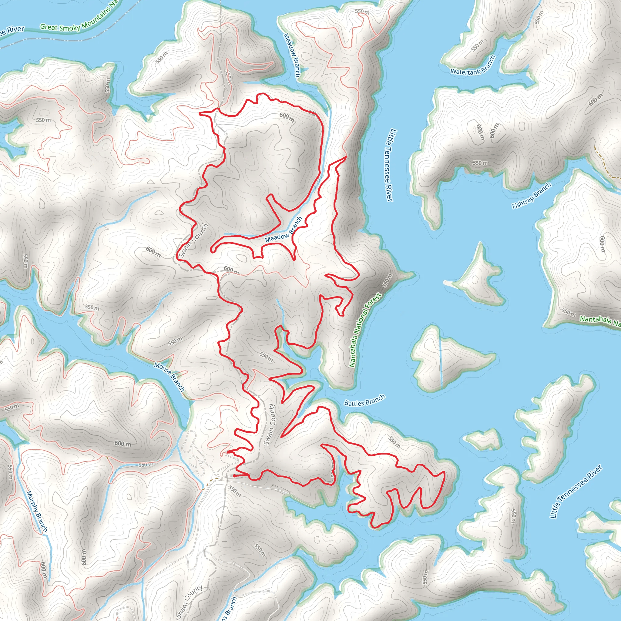 Little Tennessee River - Right Loop mobile static map