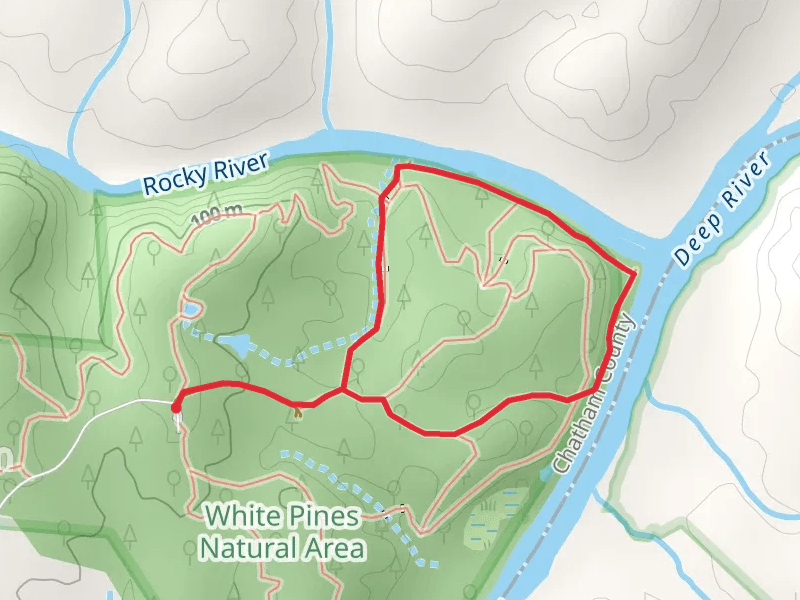 River Trail Loop via Rocky River