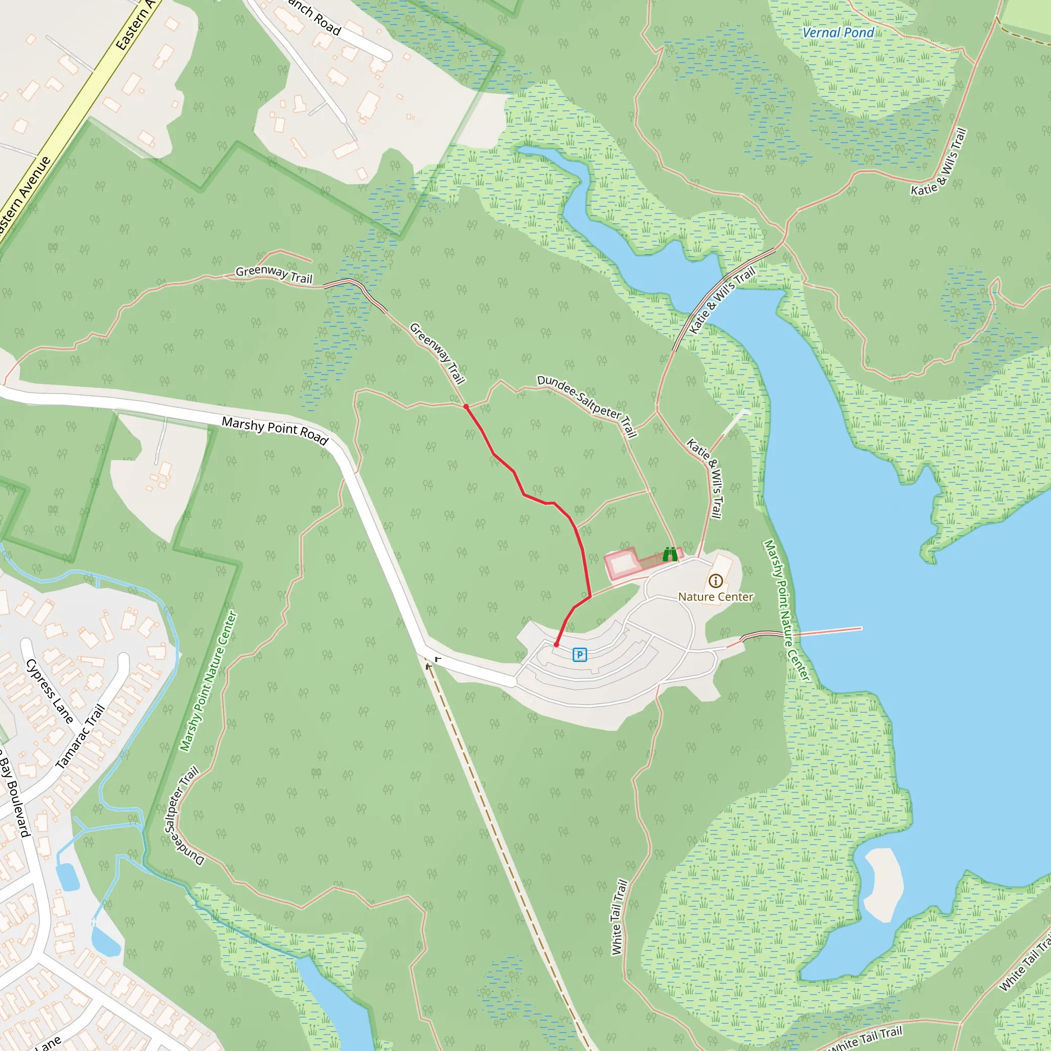 Cassandor Hamilton Trail mobile static map