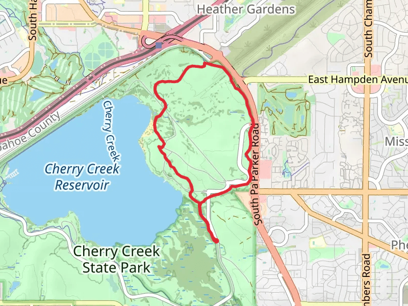Parker Road and Smoky Hill Loop Trail