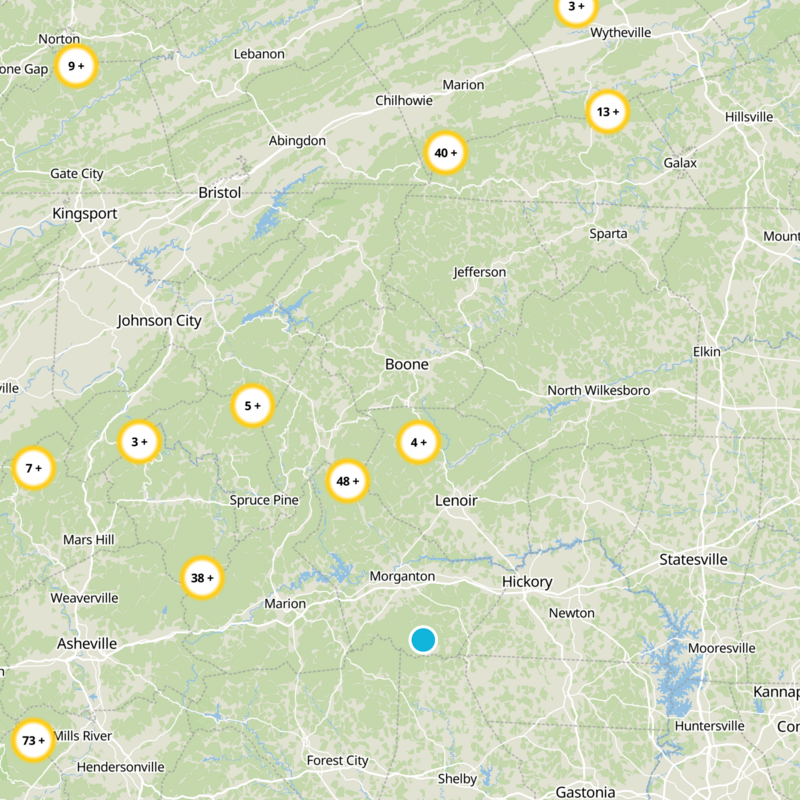 Watauga County Static Map