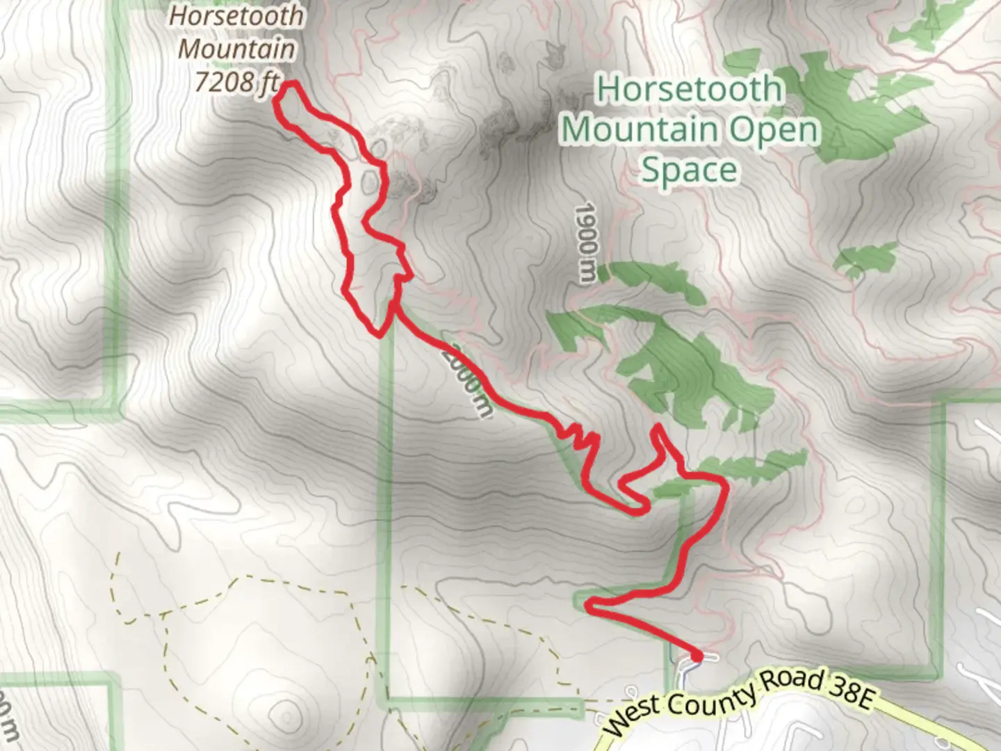 An image depicting the trail South Ridge Loop Trail and its surrounding area.
