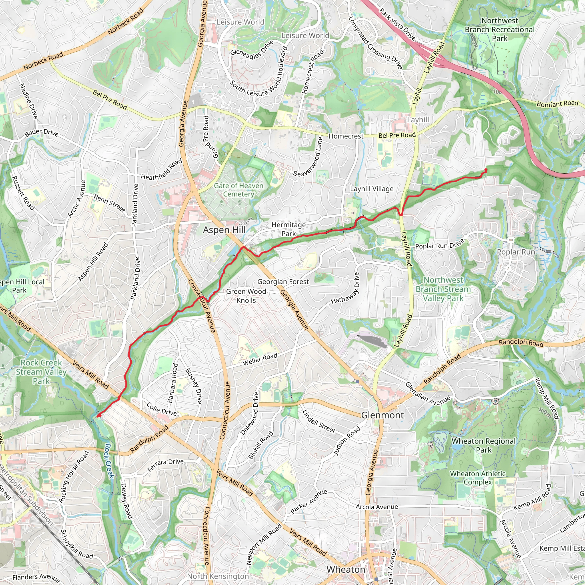 Matthew Henson Trail mobile static map