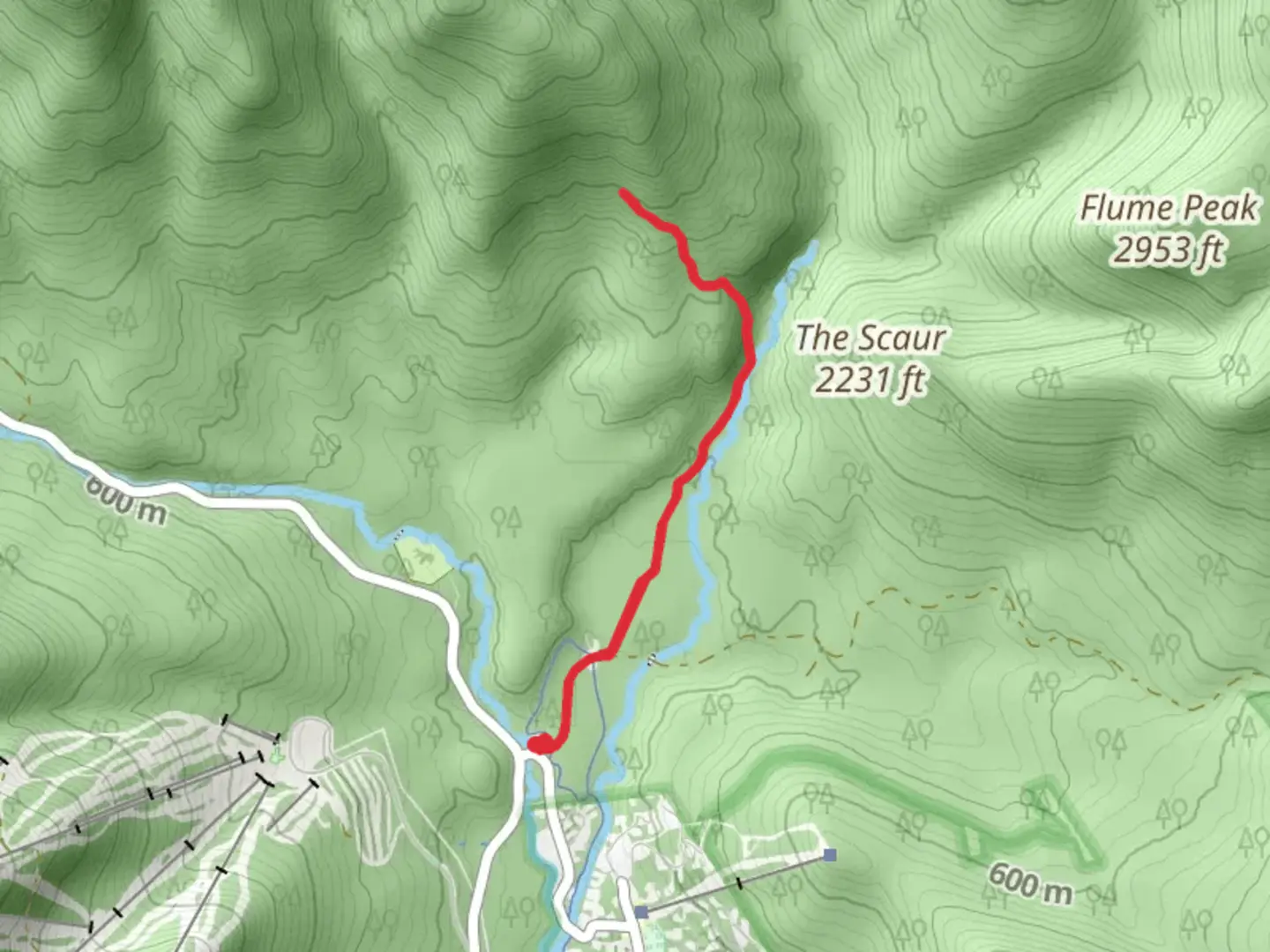 An image depicting the trail Goodrich Rock Trail and its surrounding area.