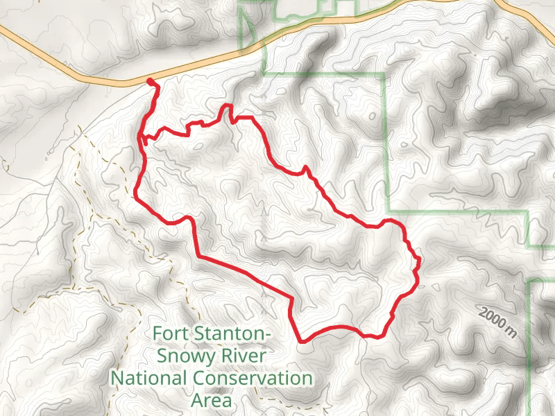 Loop around Big Tank Canyon