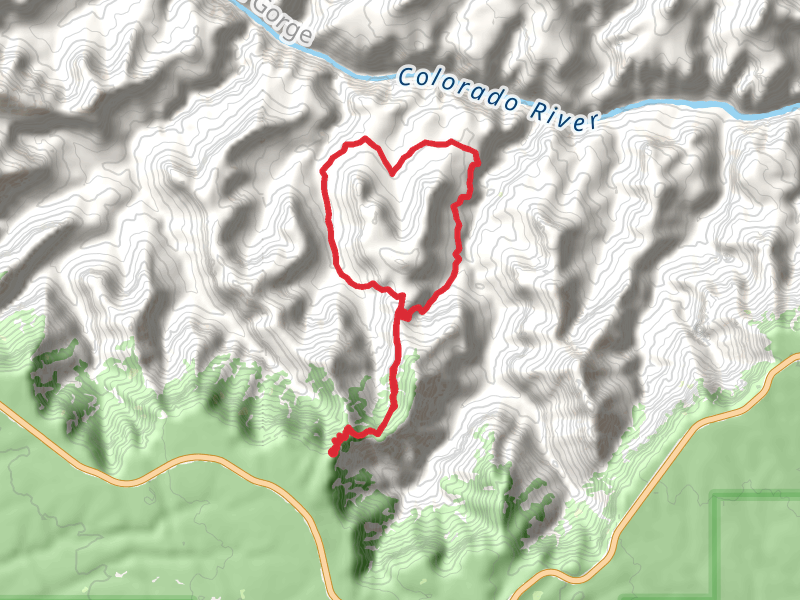 Grandview, Cottonwood Creek and Tonto Loop Trail