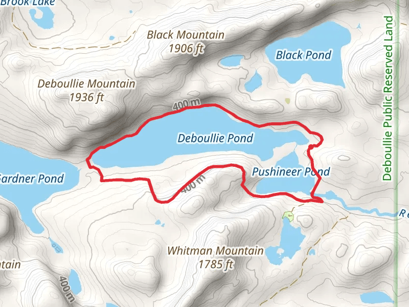 Deboullie and Pushineer Pond Loop