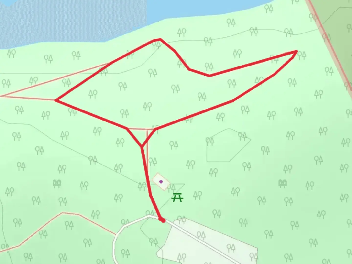 An image depicting the trail Worthington Glacier State Recreation Site Loop and its surrounding area.
