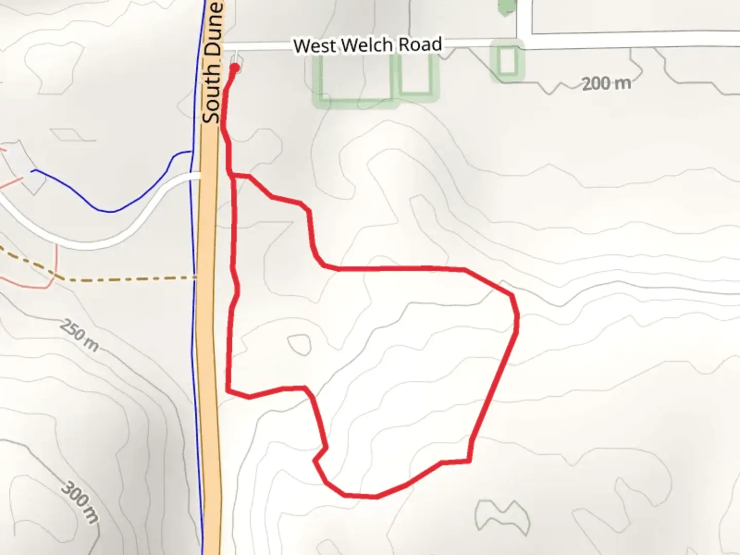 An image depicting the trail Windy Moraine Trail Loop and its surrounding area.