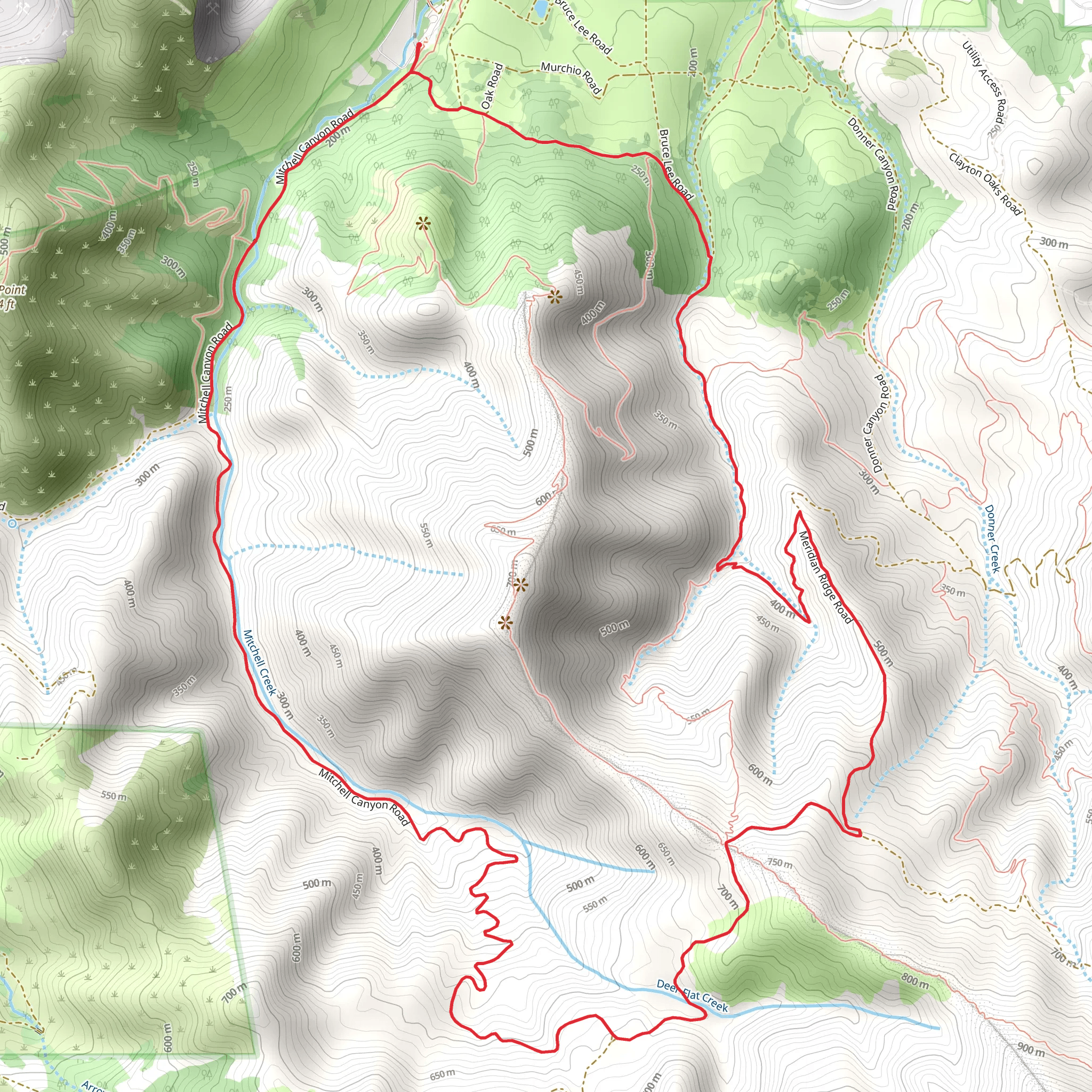 ADT, Mokelumne Coast to Crest and Back Creek Loop Trail mobile static map