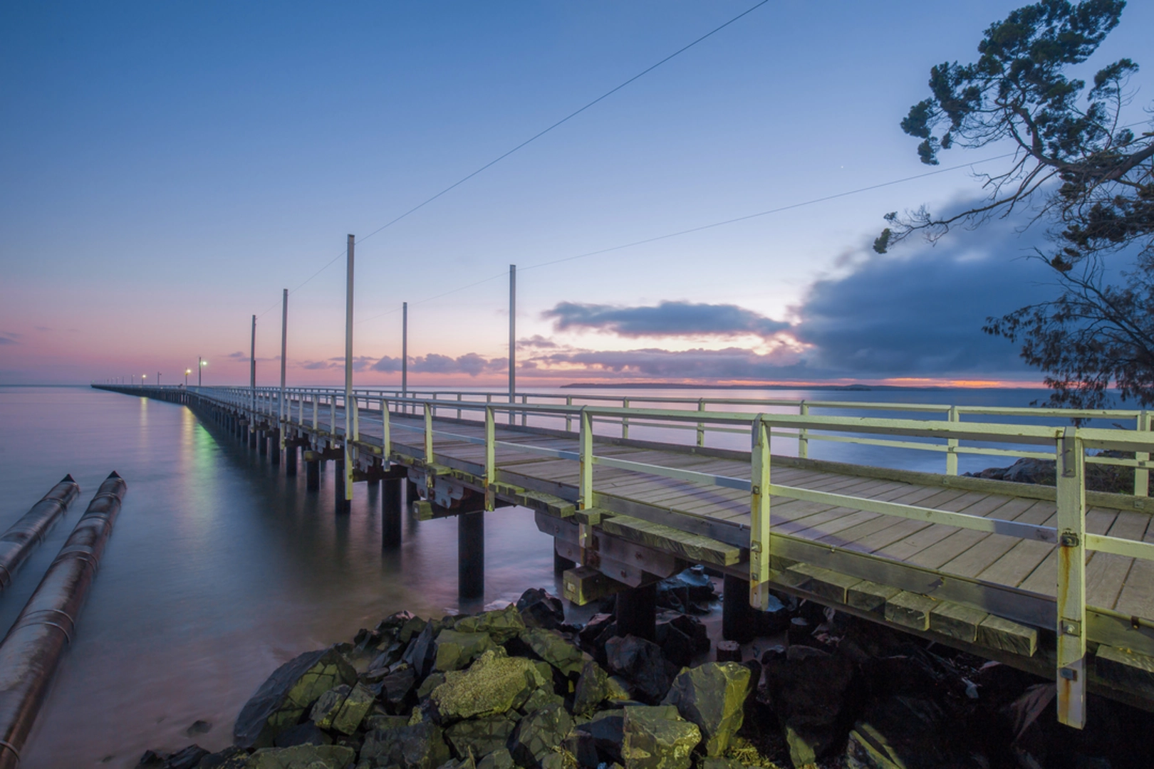 An image depicting the trail Urangan Walk and its surrounding area.