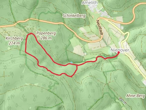 Waelder im Suedlichen Solling Loop