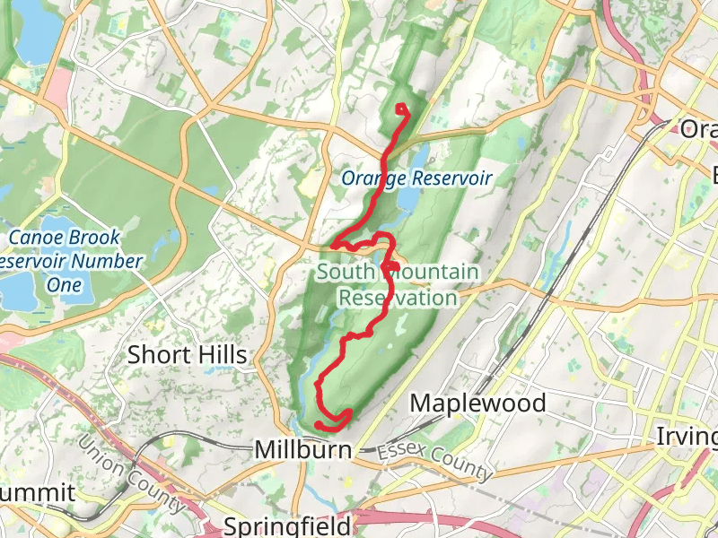 Mayapple Hill Loop via Lenape Trail