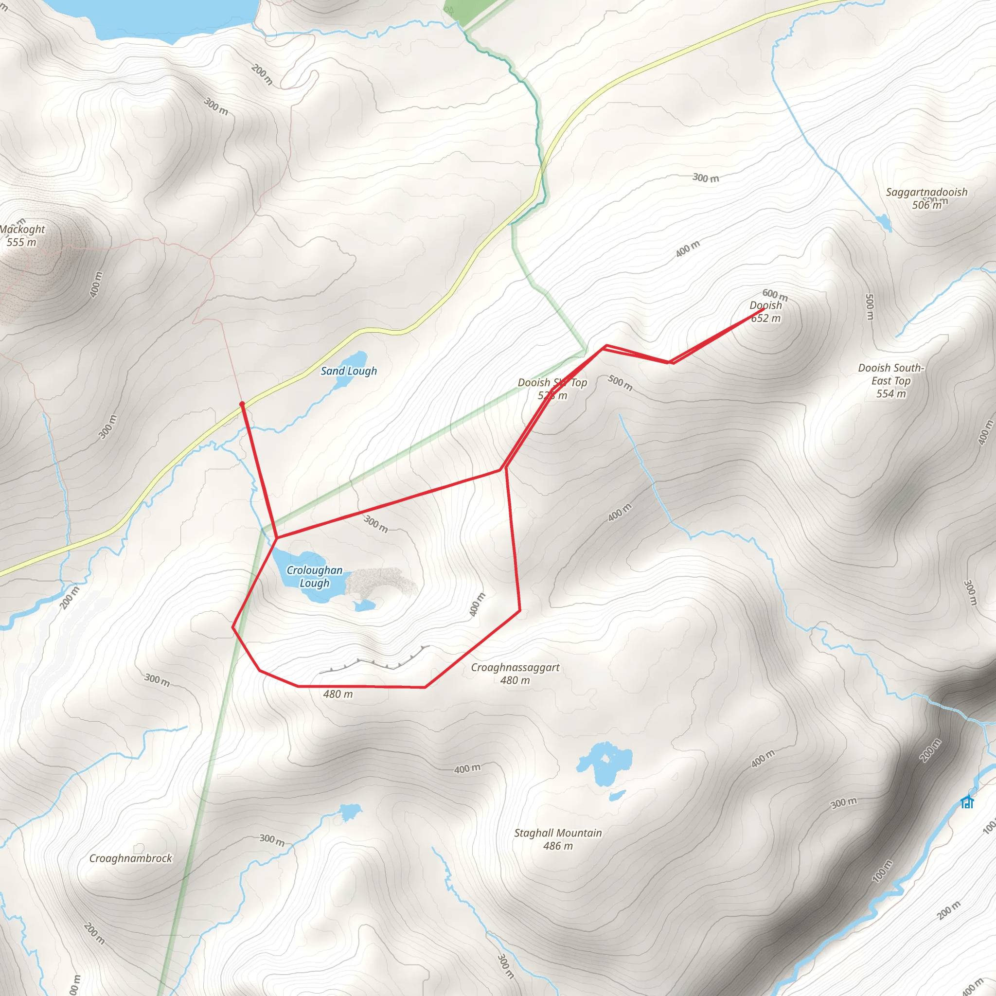 Dubhais (night nav) mobile static map