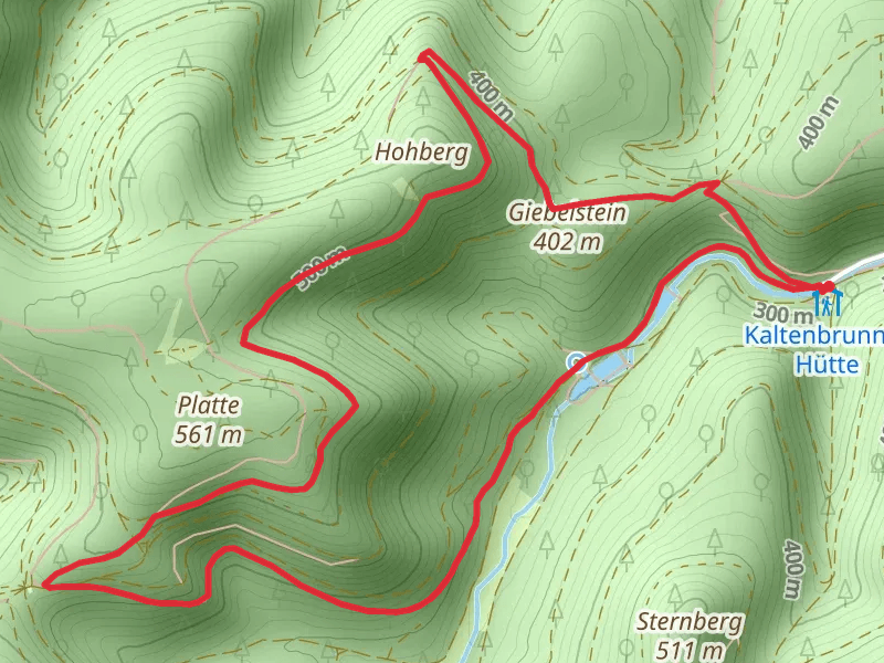 Pfaelzer Natur Freundeweg and Pfaelzerwald Weiss Roter Balken