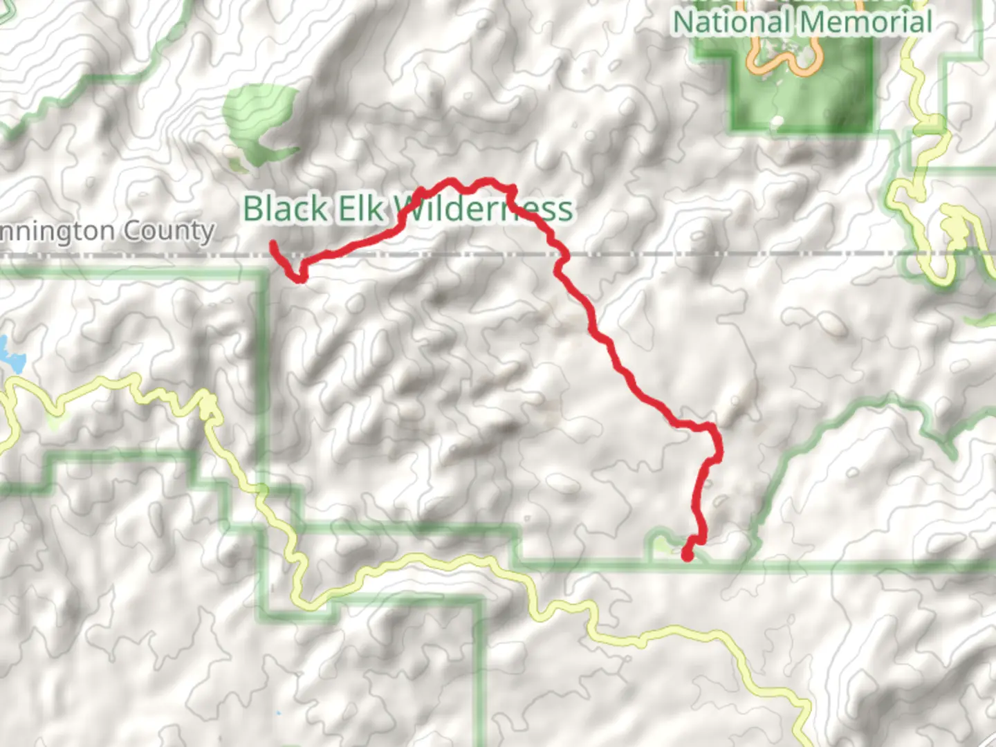 An image depicting the trail Grizzly 7 Trail and its surrounding area.