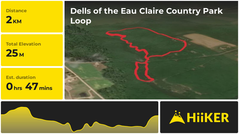 Dells of the Eau Claire Country Park Loop | Marathon County | Wisconsi