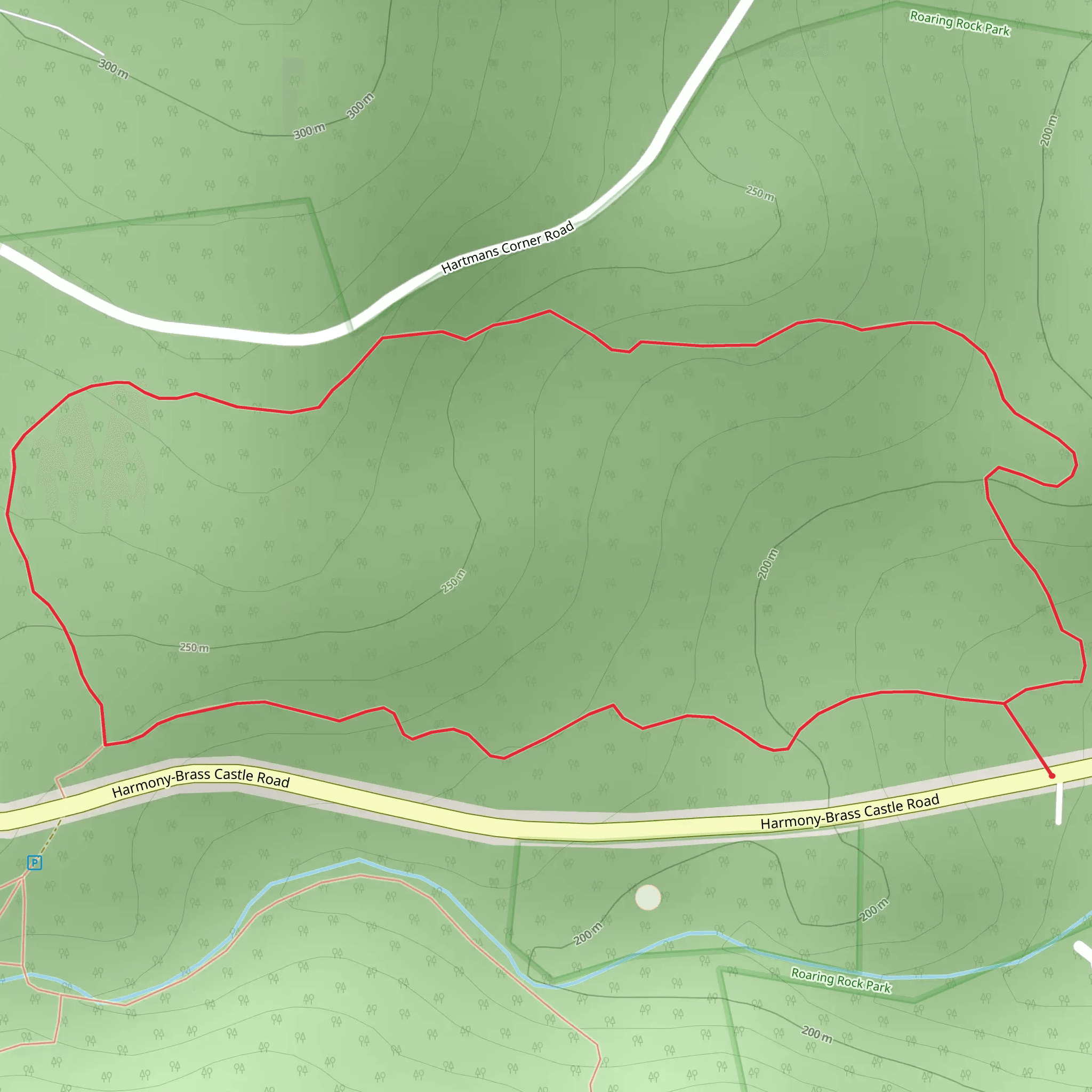 Harmony-Brass Castle Road Loop - North mobile static map