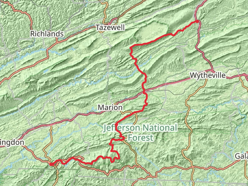 Appalachian Trail Section Hike - Bland to Damascus
