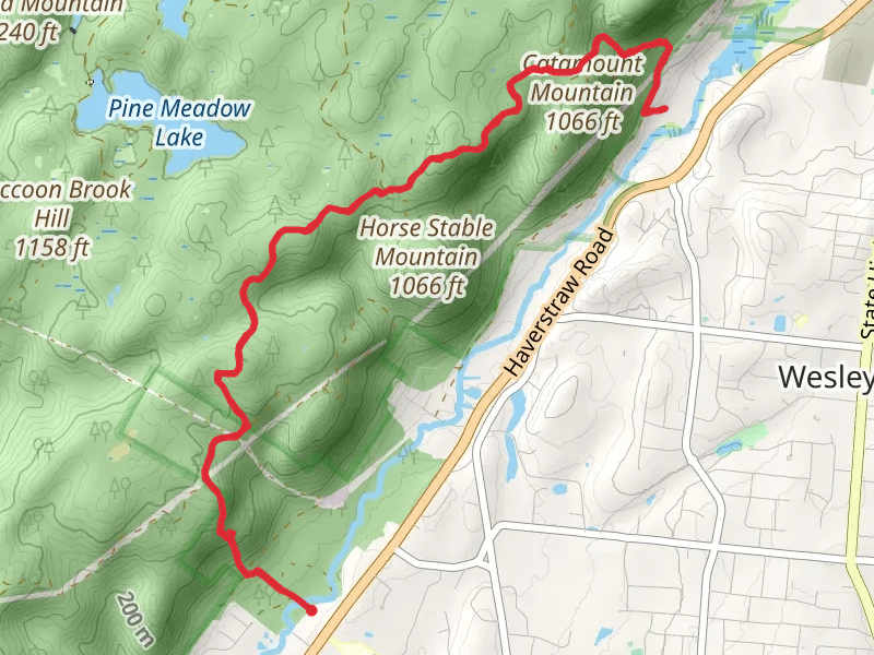 Mountain Trail and Pine Meadow Trail