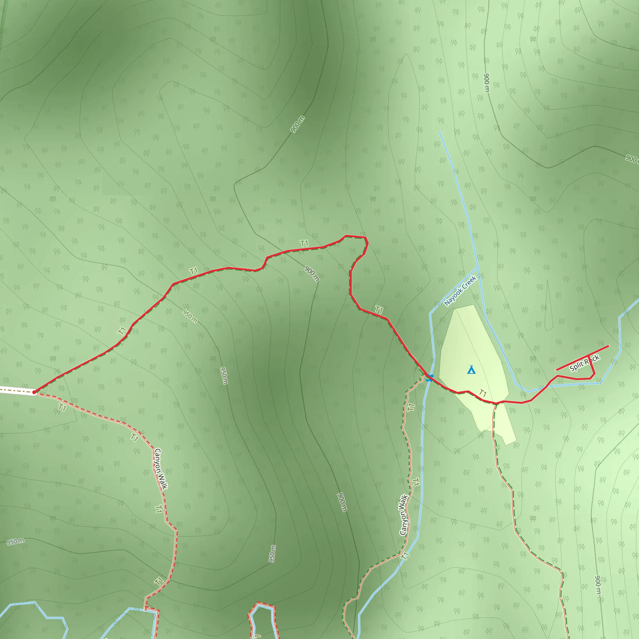 Deep Pass Short Walk mobile static map