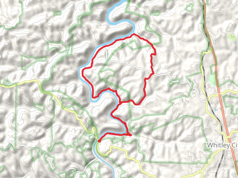 Sheltowee Trace, Negro Creek and Yahoo Creek Loop Trail