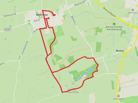 Walkington Ramble - Low Daw Hill and Risby Park Loop