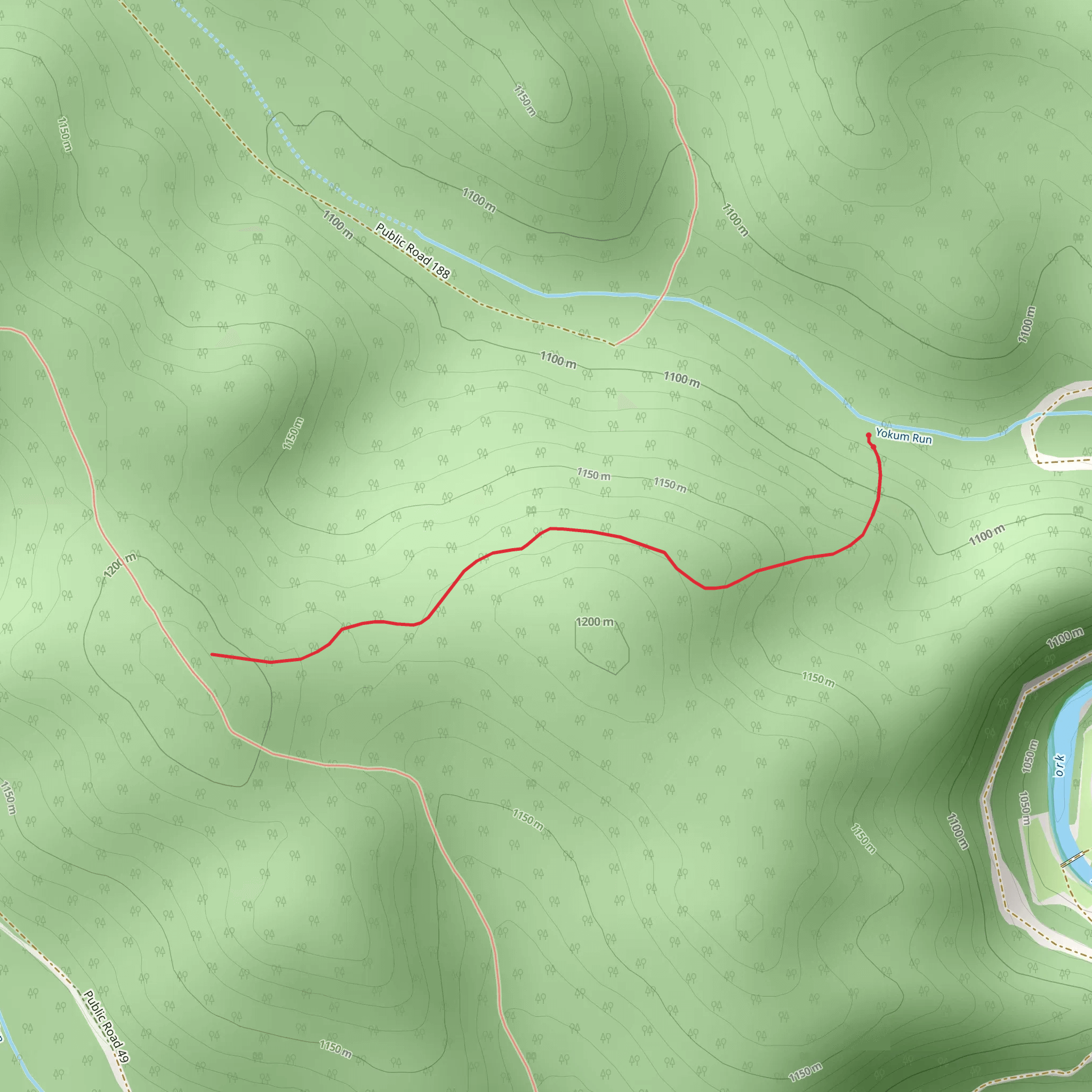 Turkey Trail mobile static map