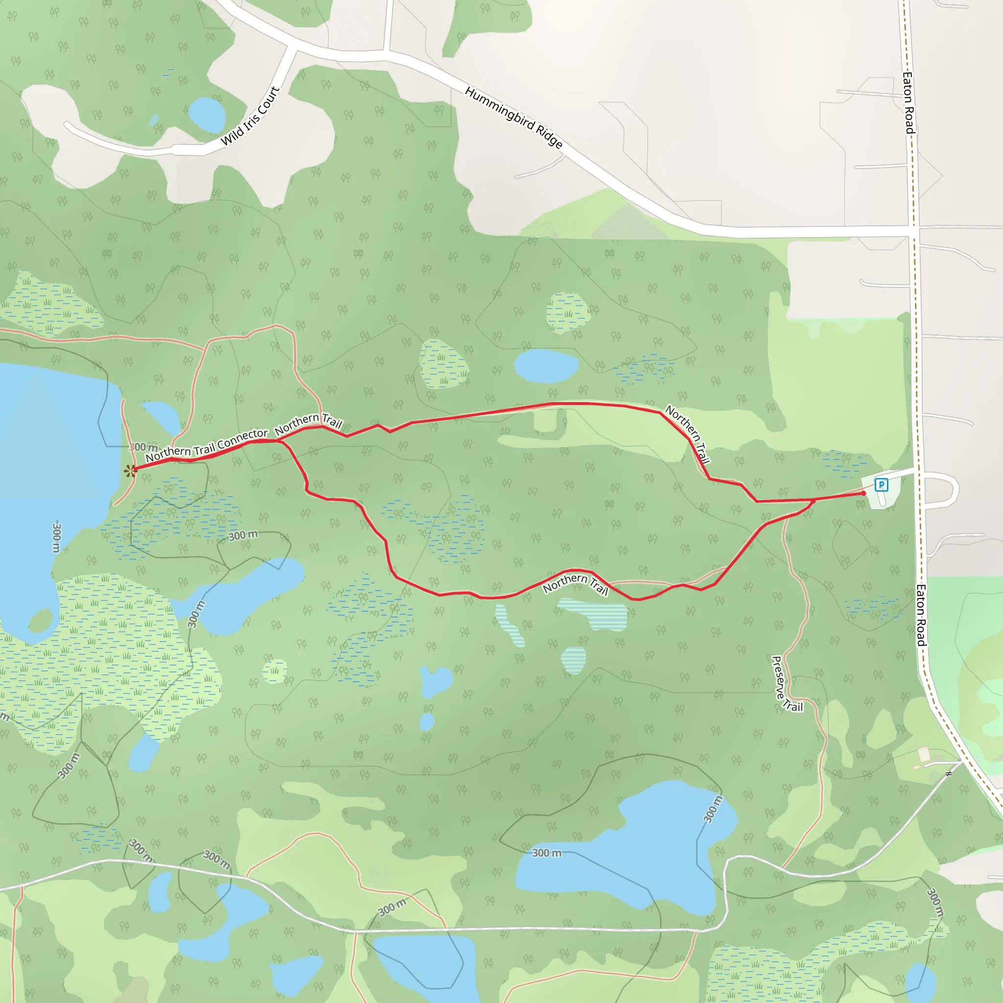 Northern Loop Trail mobile static map