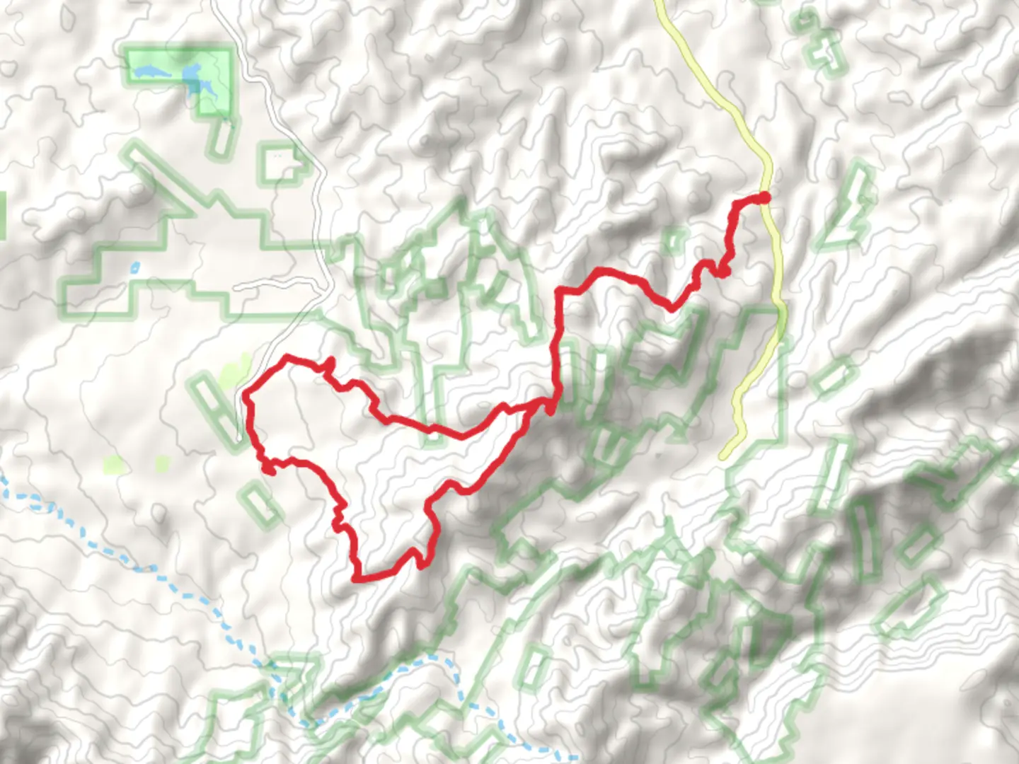 An image depicting the trail Smith Ravine and Groom Creek Loop Trail and its surrounding area.