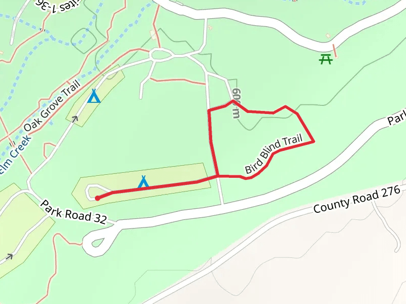 Brushy Trail Campground - Bird Blind Trail