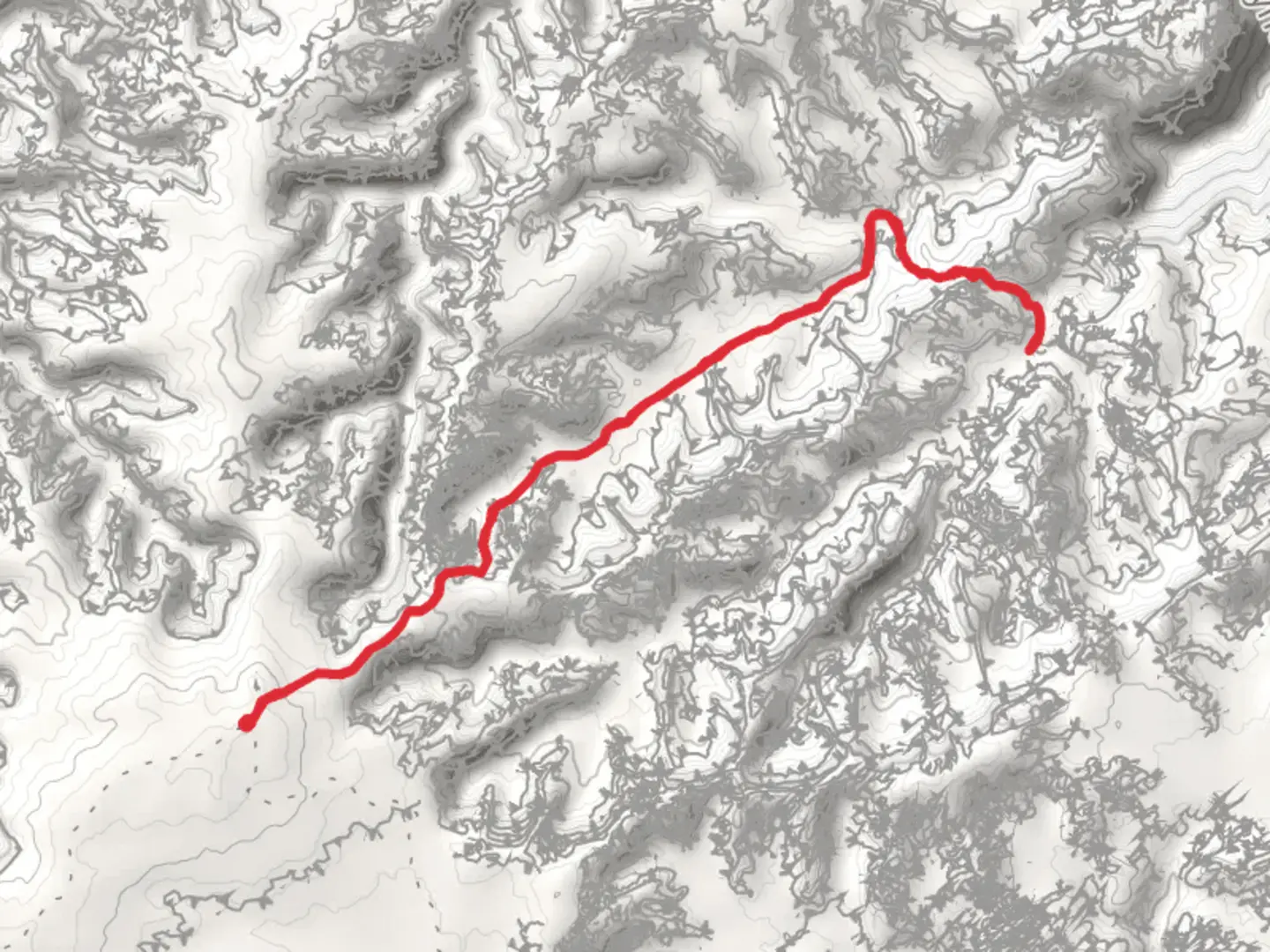 An image depicting the trail Chimney Rock to Water Canyon Trail and its surrounding area.