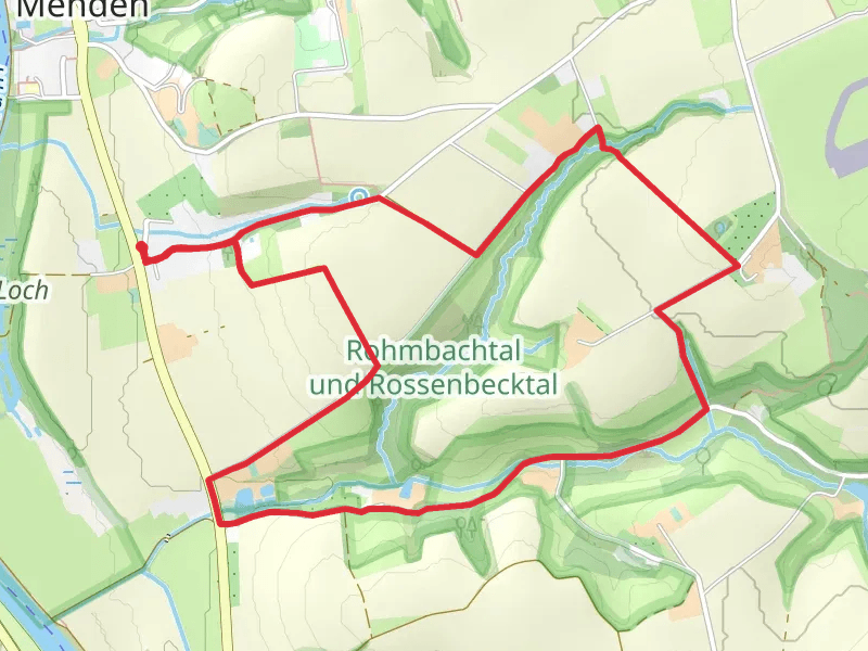 Holde Strasse and T Rumbachtal - Menden