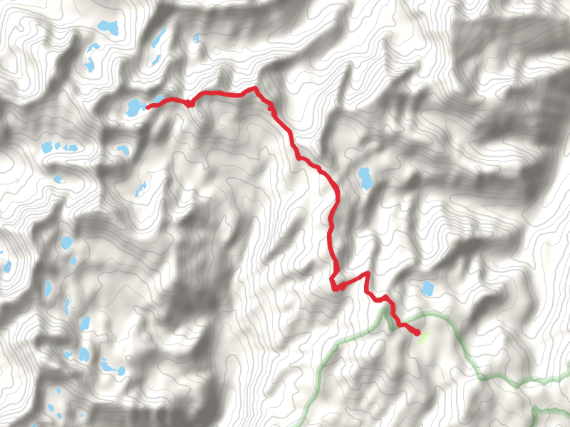 Harbor Lake and Wilson Lake via Bighorn Crags Trail
