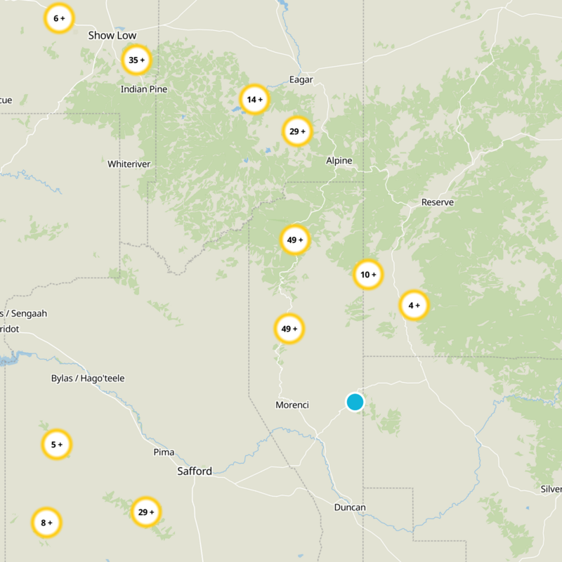 Greenlee County Static Map