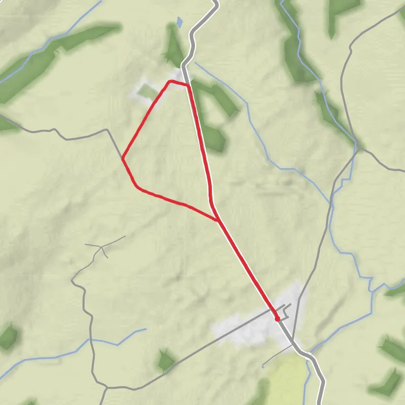 2 miles aborted due to sore knee.  mobile static map