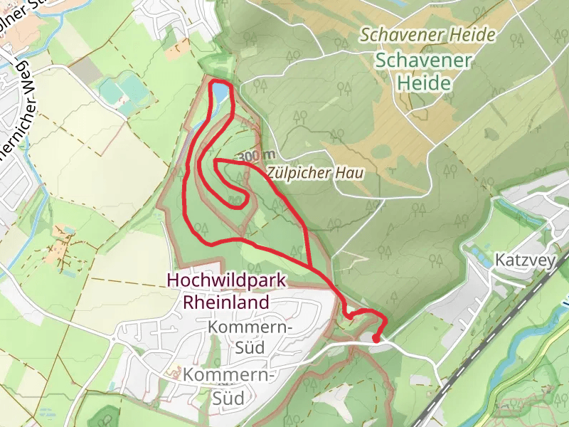 Hochwild Schutz Loop via Am Wald