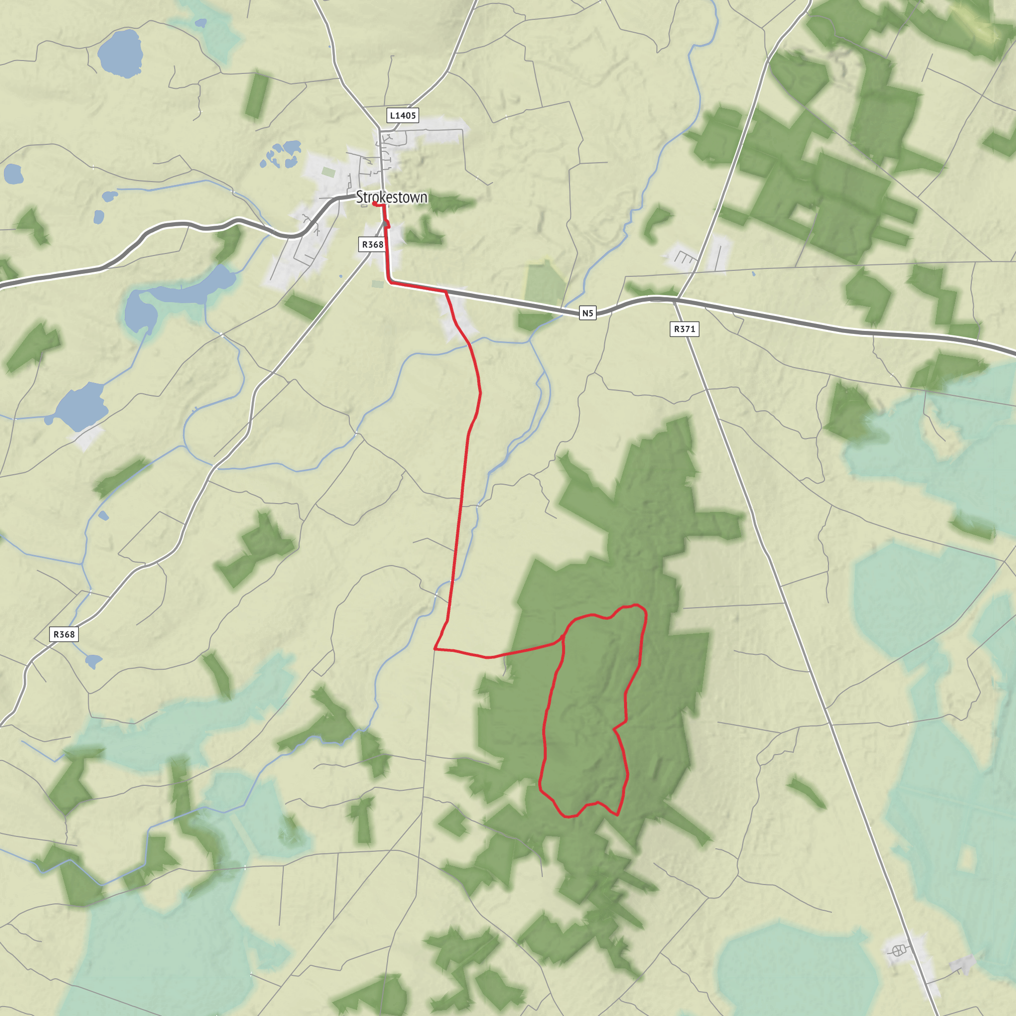 Strokestown and Slieve Bawn mobile static map