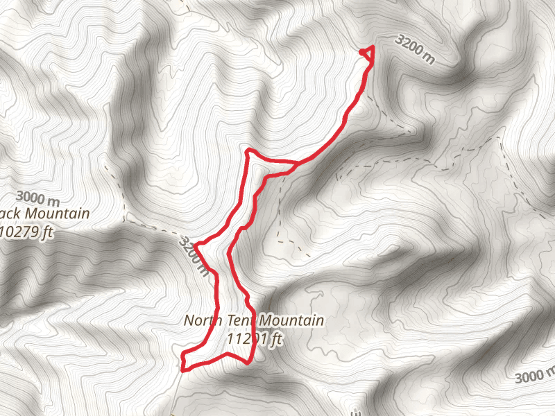 North Tent Mountain and Great Western Trail - UtahLoop