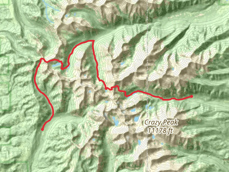 Crazy Mountains Traverse