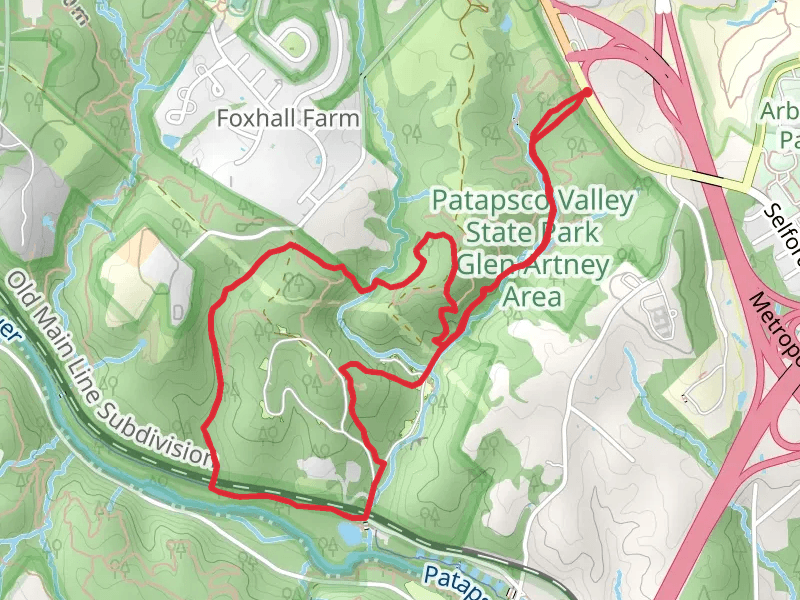 Soapstone, Vineyard Spring and Patapsco Traverse Loop Trail