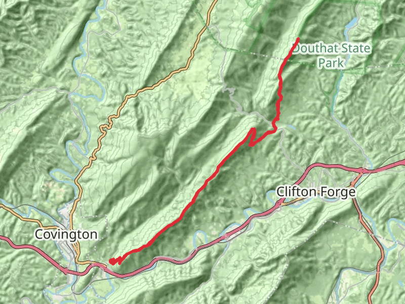 Fore Mountain Trail from Smokey Bear Lane