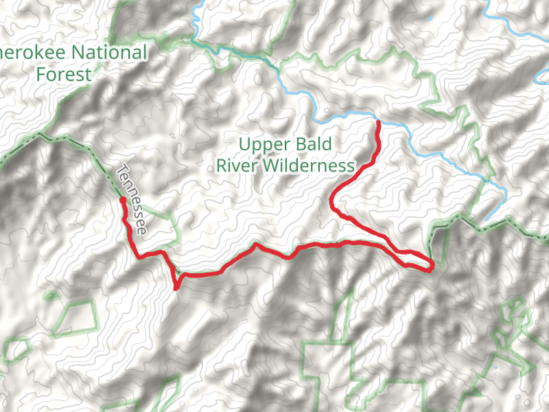 Hipps Gap, Hazelnut Knob and Bald Knob via Benton MacKaye Trail