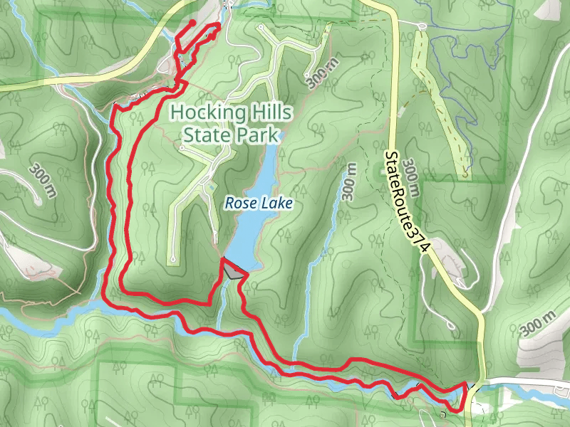 Buckeye Trail and Gorge Overlook Trail