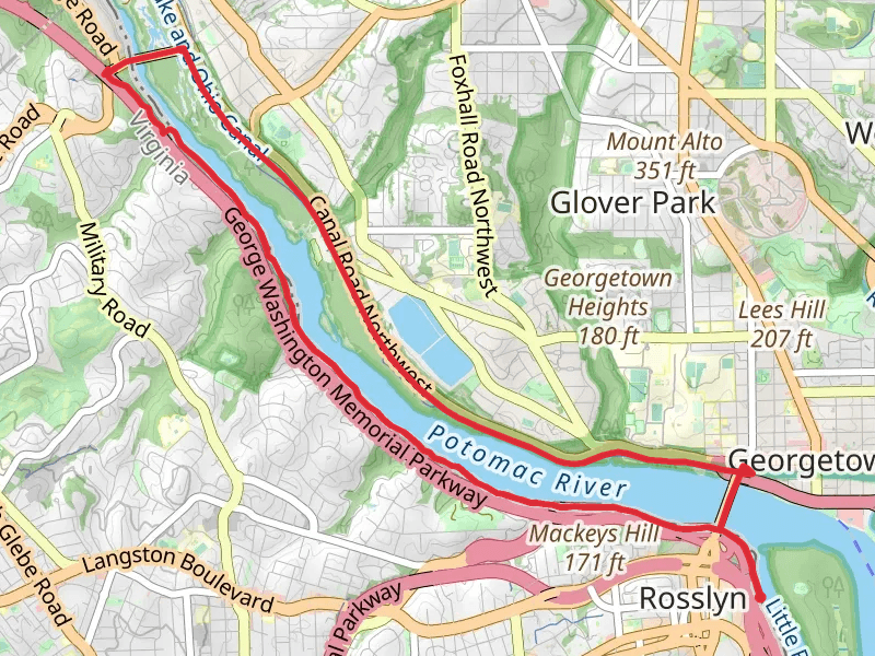 Potomac Heritage and Chesapeake and Ohio Canal Loop Trail