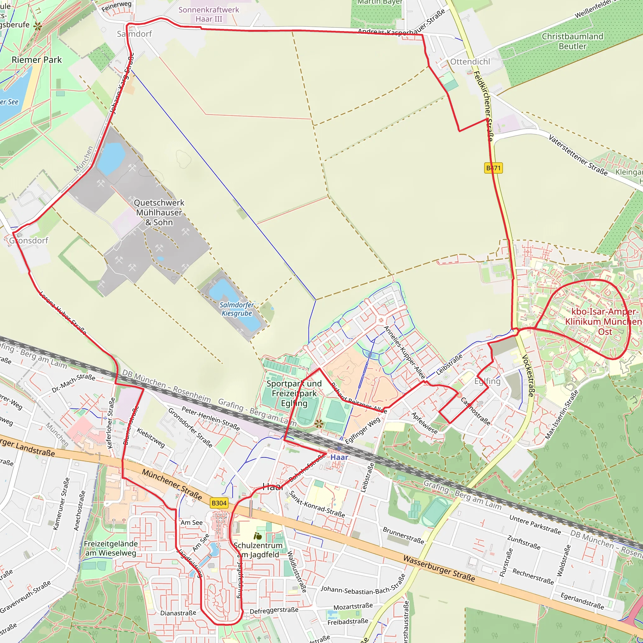 Hoeglweg mobile static map