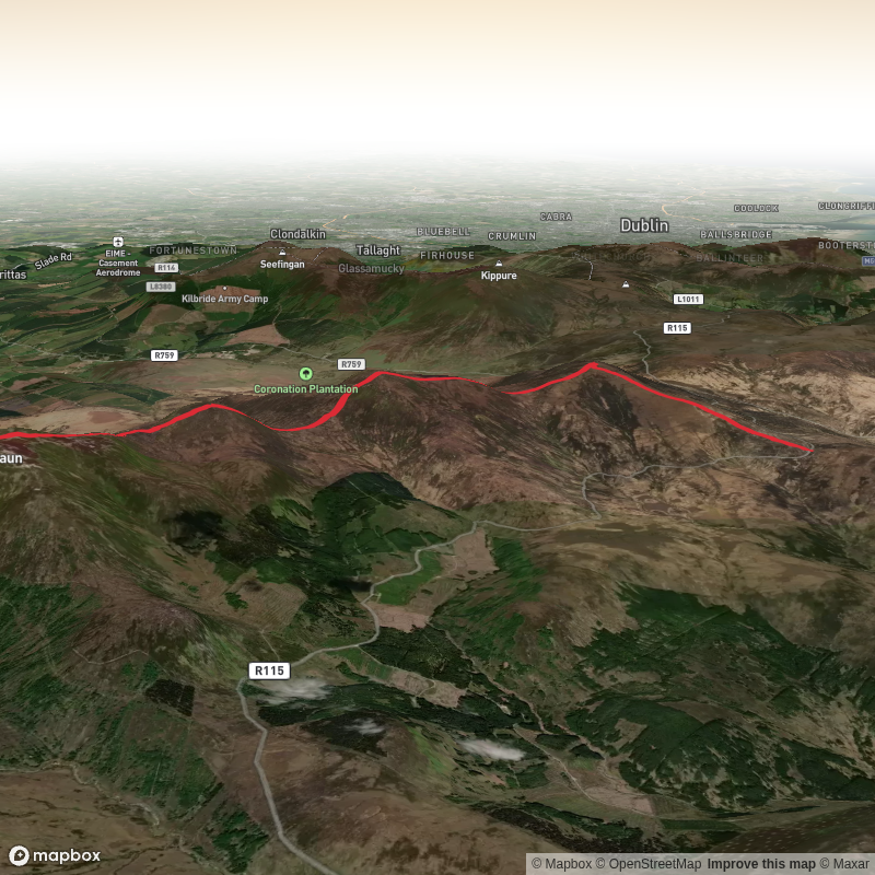 Carrigavore - Gravate - Duff - Mullaghcreavaun East top