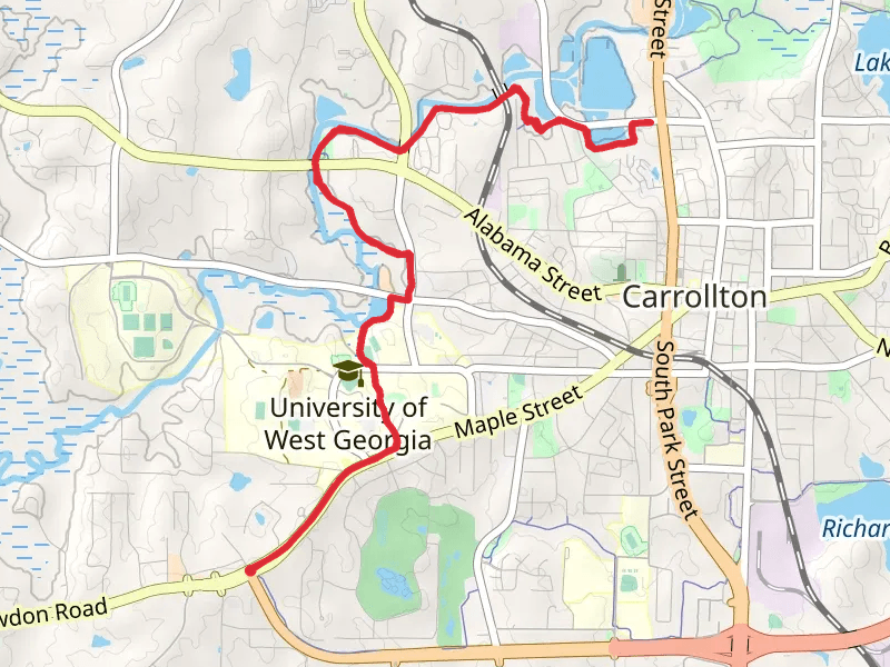 Carrolton Greenbelt - Maple Street