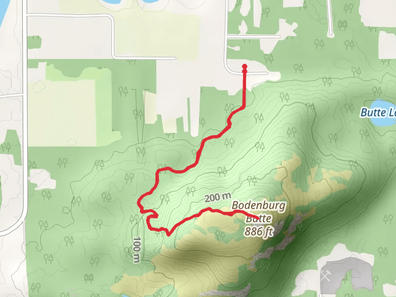 Bodenburg Butte via West Butte Trail