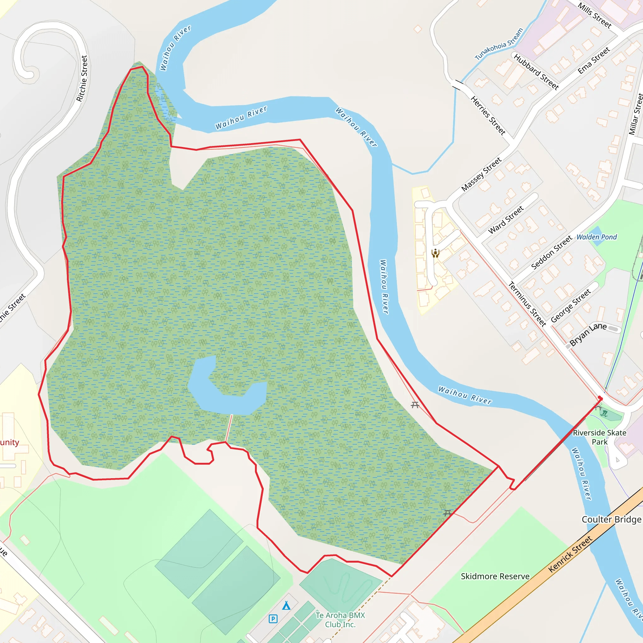 Howarth Memorial Wetlands mobile static map